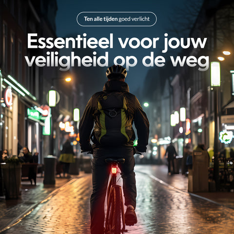 fietsverlichting is essentieel voor jouw veiligheid op de weg