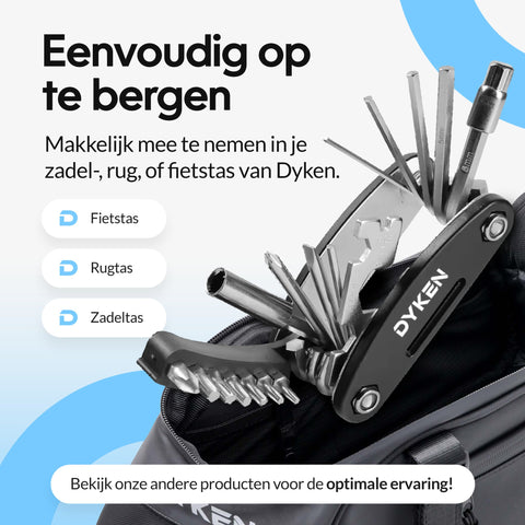 Dyken 20 - in - 1 Multitool - Fiets Reparatieset - Dyken