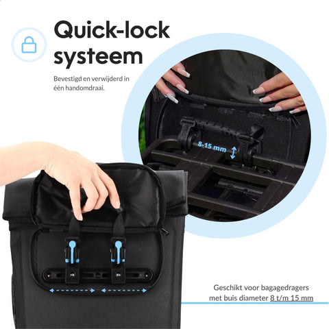 Dyken 3 - in - 1 Fietstas - Dyken